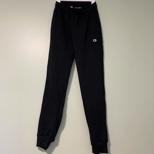 Men’s Black Champion Clinched Jersey Pants